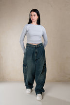 CARGO BALLOON DIRTY BLUE