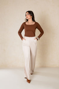 WIDE LEG - RIPPED VELVET