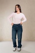 Straight-Fit Dark Blue