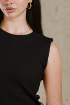 CREW NECK BASIC TOP SLEEVELESS