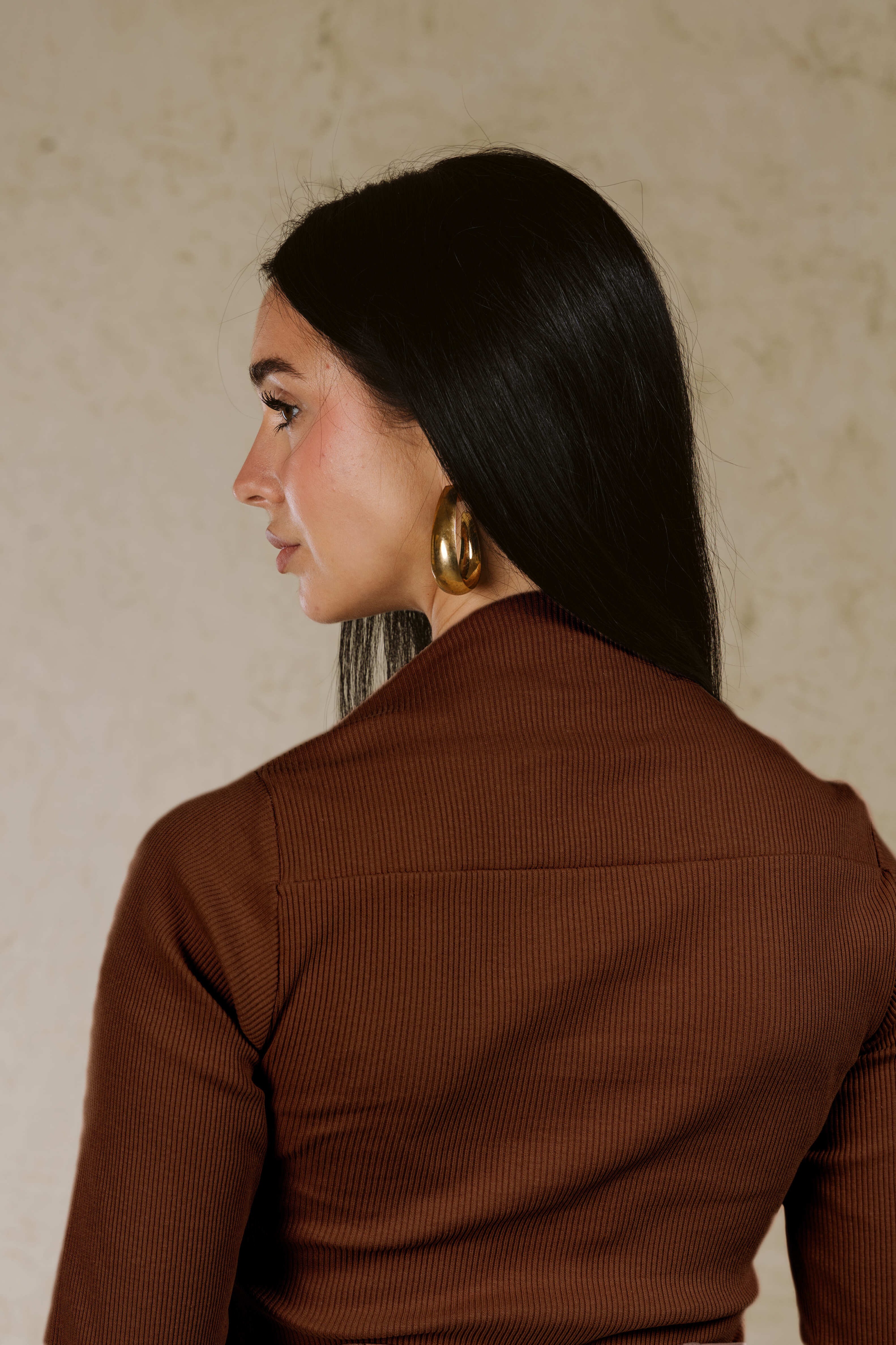 BOAT NECK BASIC TOP LINED