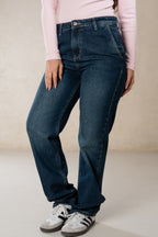 Straight-Fit Dark Blue
