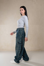 CARGO BALLOON DIRTY BLUE