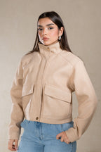 SOFT HIGH NECK JACKET