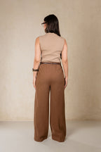 WIDE LEG - TWEED