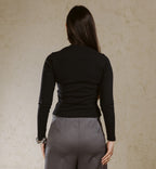 BOAT NECK BASIC TOP LINED