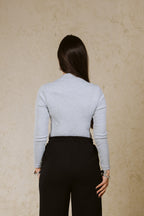 BOAT NECK BASIC TOP LINED