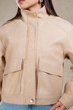 SOFT HIGH NECK JACKET