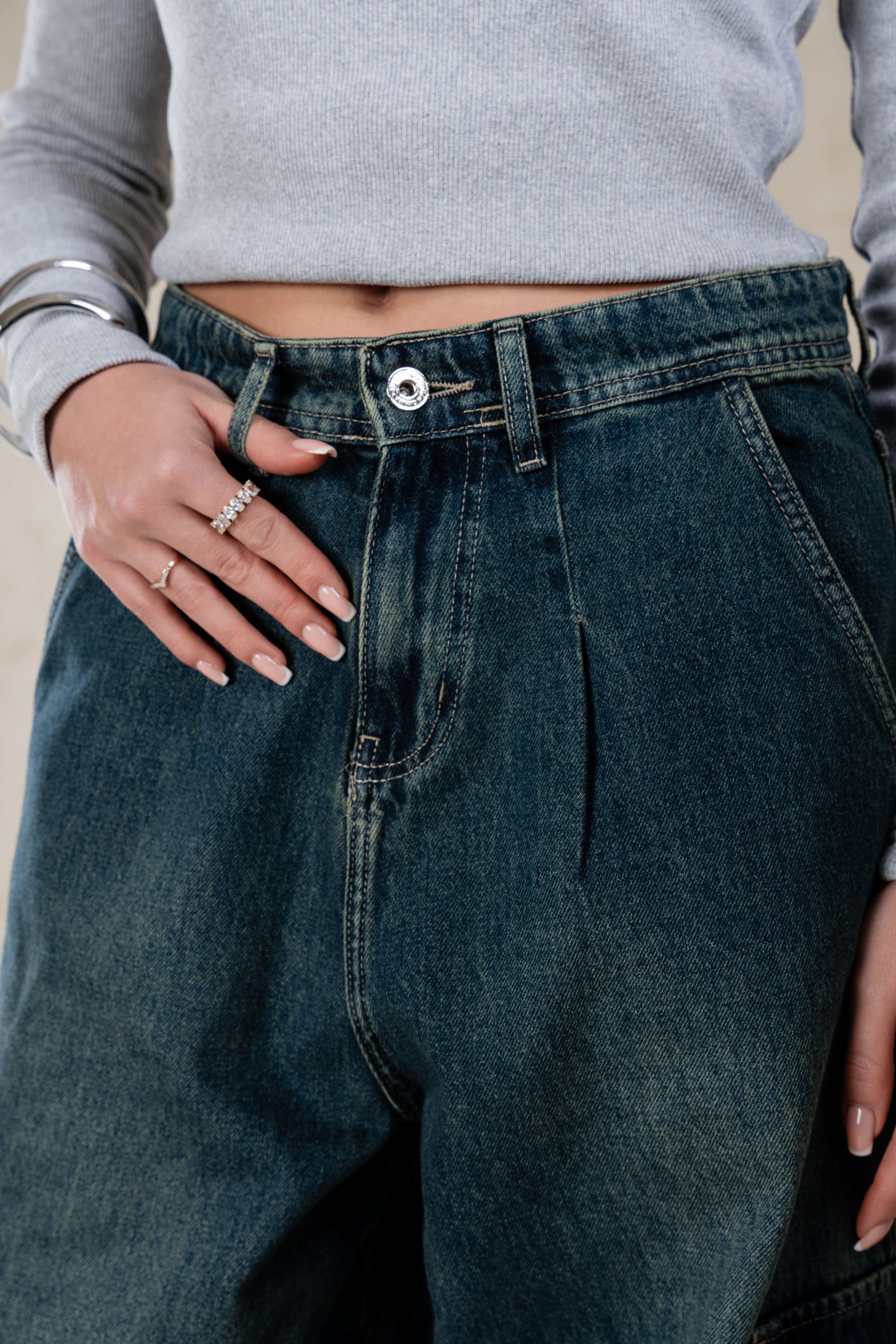 CARGO BALLOON DIRTY BLUE