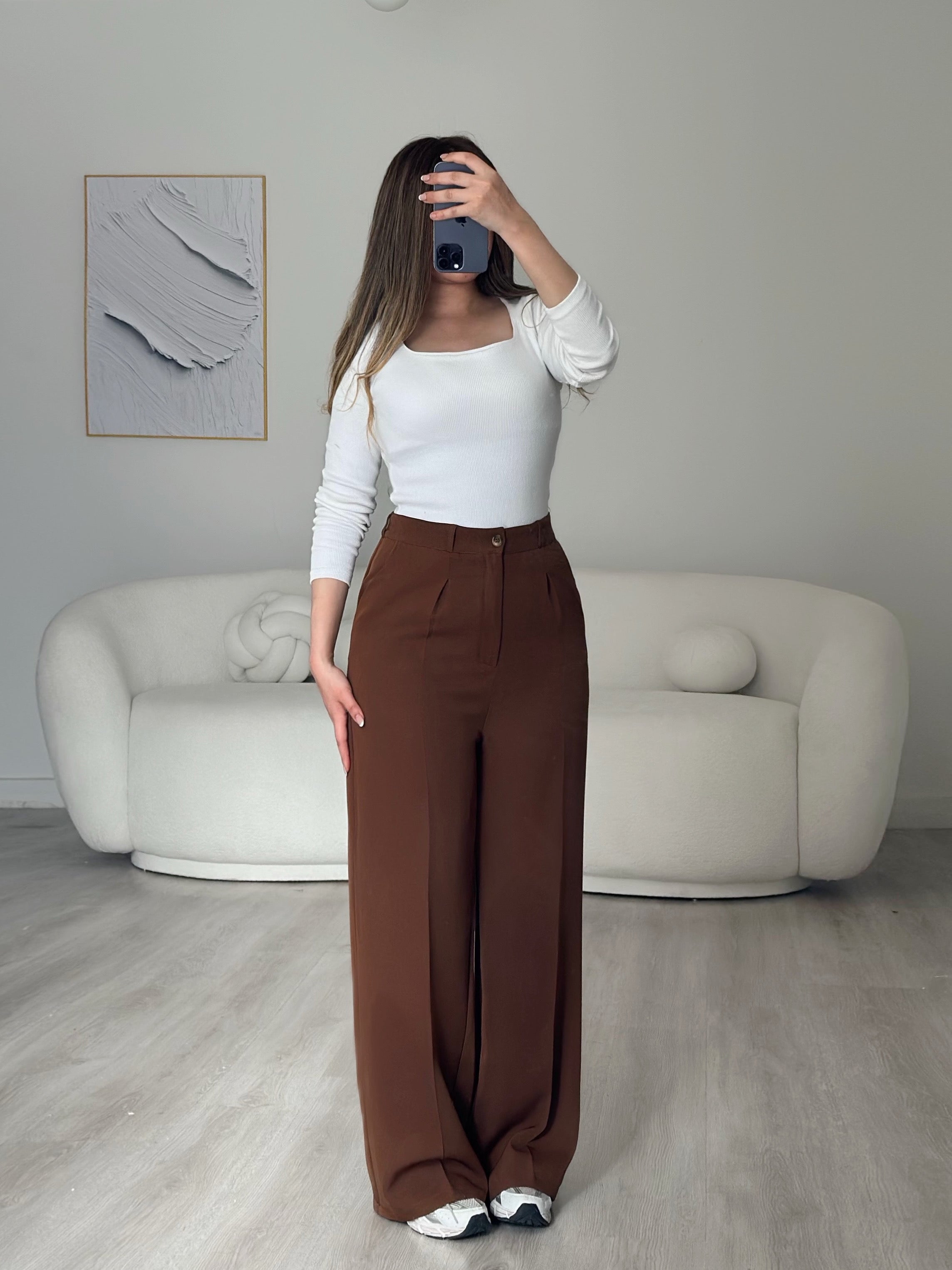 Wide-Leg High Waist