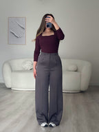 Wide-Leg High Waist