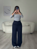 Wide-Leg High Waist