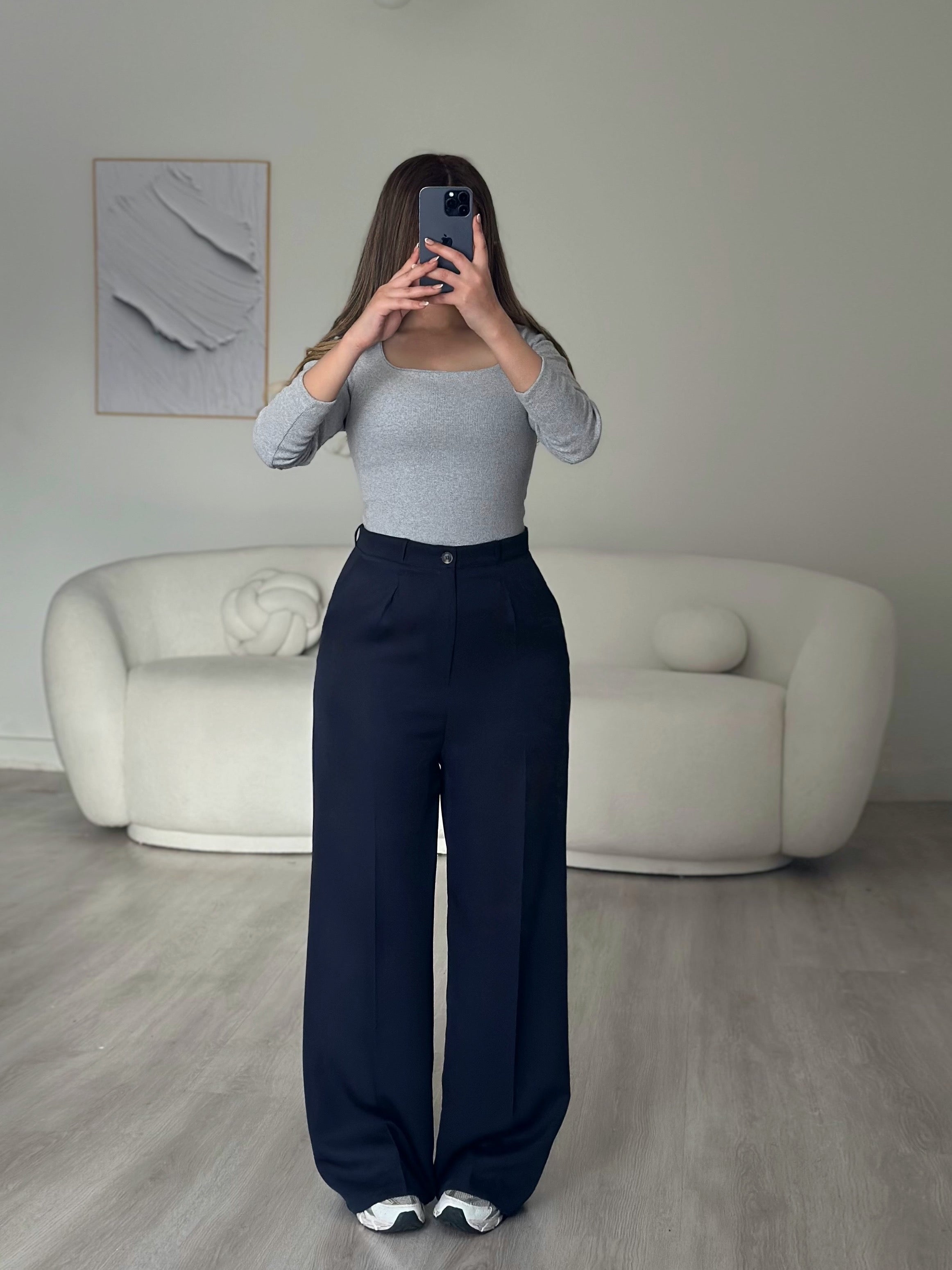 Wide-Leg High Waist