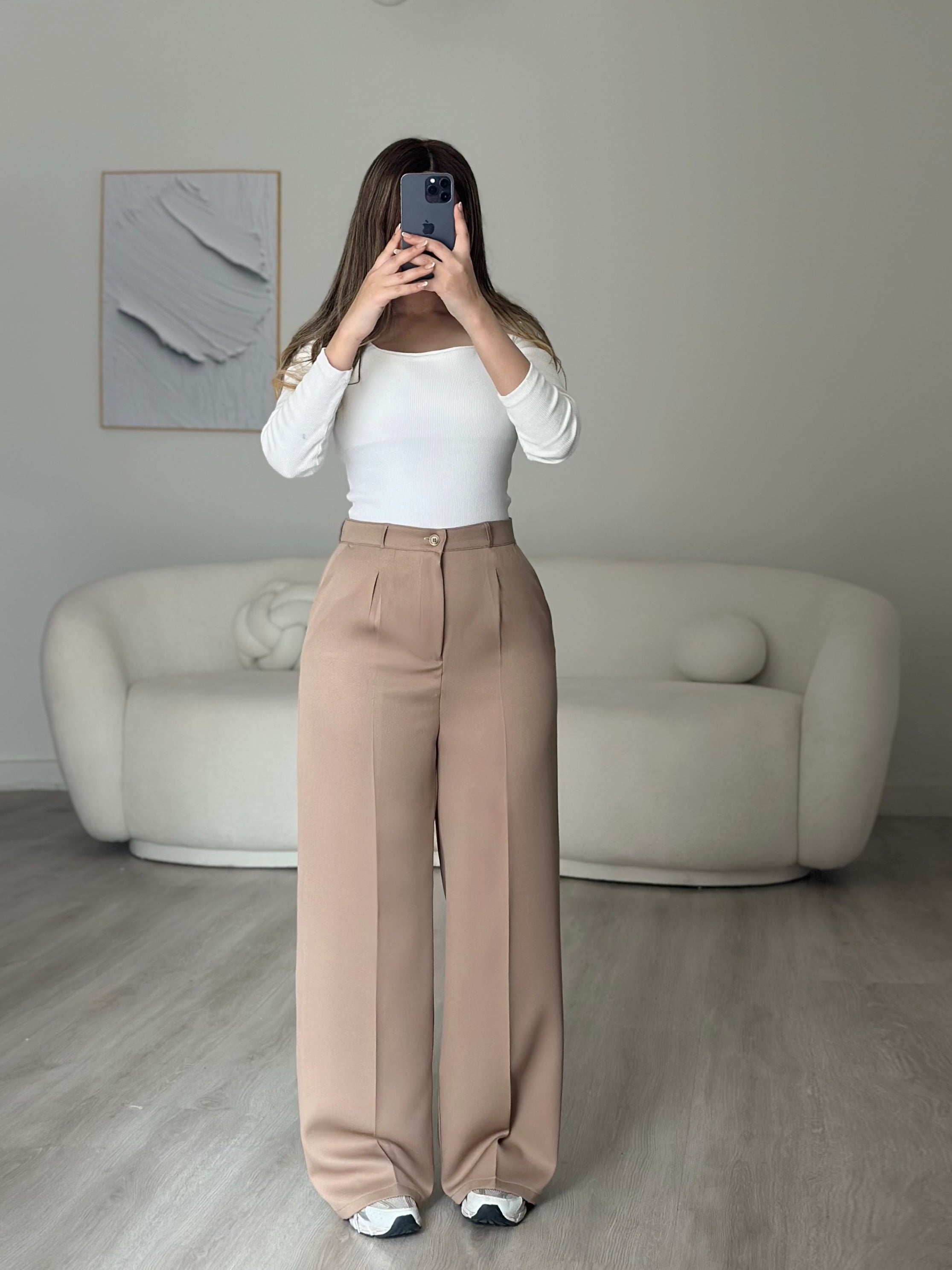 Wide-Leg High Waist